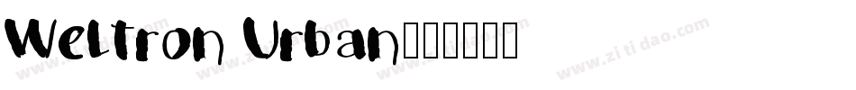 Weltron Urban字体转换